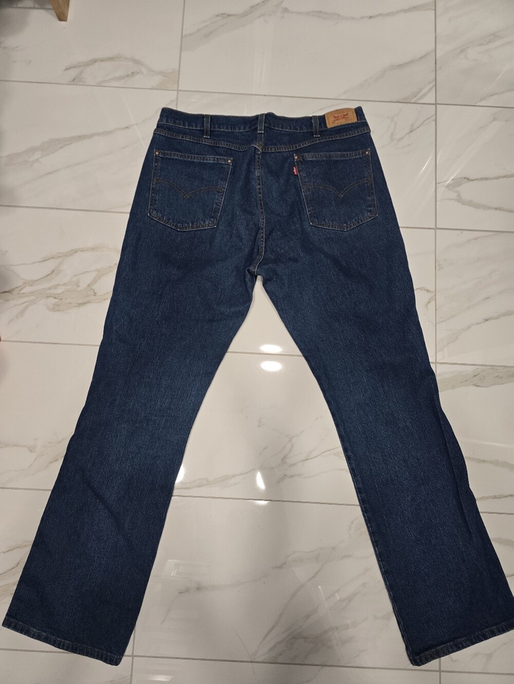 Levi’s 537 Men’s Bootcut Jeans 38x34 Dark Wash Classic Denim - Picture 7 of 7